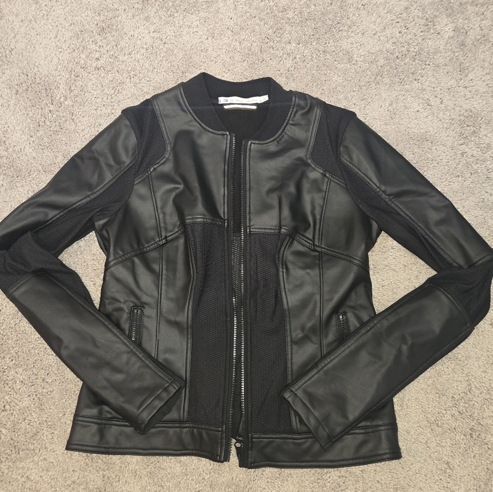 Blanc Noir Black Leather Jacket - Picture 9 of 10